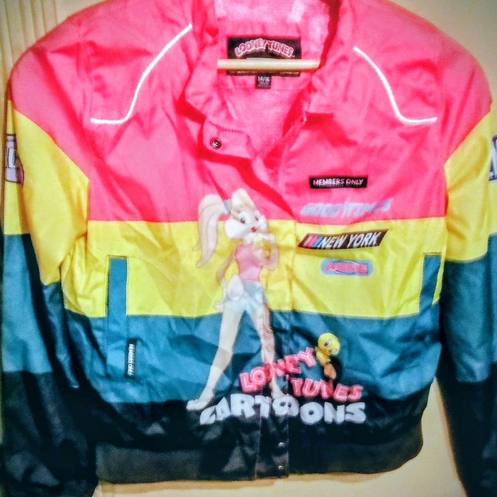Members Only Looney Tunes Multicolor Jacket